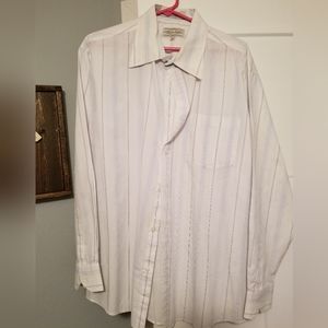 Blue & White men's dress shirt